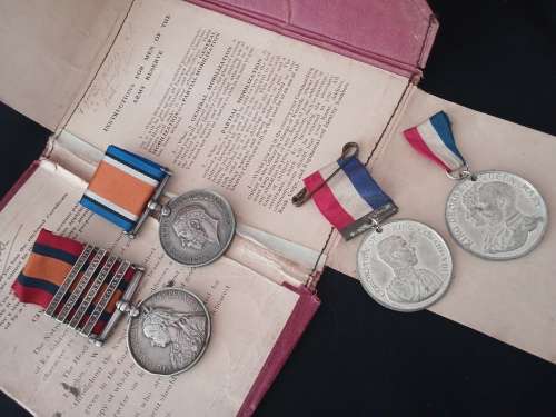 Boer War QSA & BWM Medal Awarded To: 3326 Pte. P. LORD. 14/Hrs.        No.62