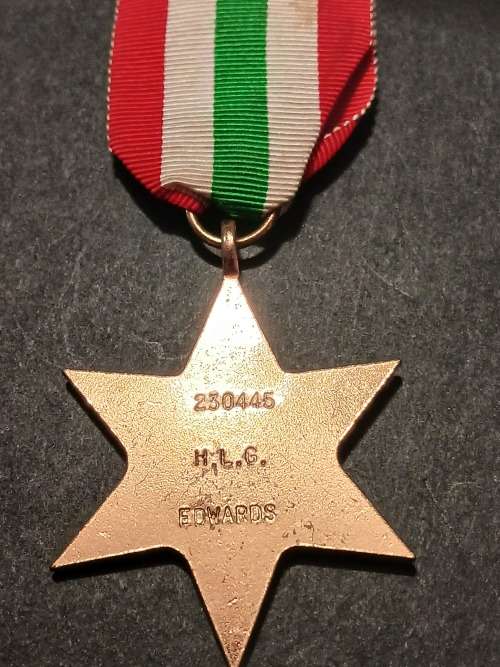 WW2 Medal Group Awarded To:  230445 H.L/G. EDWARDS                   No.29