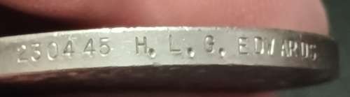 WW2 Medal Group Awarded To:  230445 H.L/G. EDWARDS                   No.29