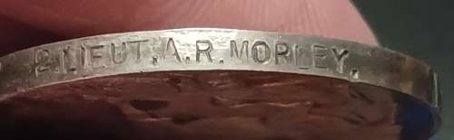 WW1 / WW2 Medal Group Awarded To: 2. LIEUT, A.R. MORLEY.                No.30