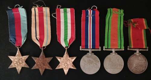 WW2 Medal Group Awarded To ( Native Soldier )  N29999 H. MTIMKULU    No.32