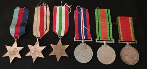 WW2 Medal Group Awarded To ( Native Soldier )  N29999 H. MTIMKULU    No.32
