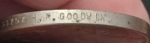 WW2 Medal Group Awarded To: 133757 H.R. GOODWIN                      No.36
