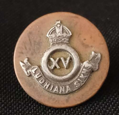 Buttons 15TH Regiment or Bengal Native Infantry  1901 - 1922                 M12