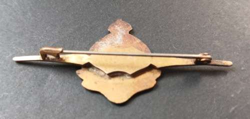Themistocles Steam Ocean Liner 1910 Brooch      Size: 55 x 25 mm                  M14