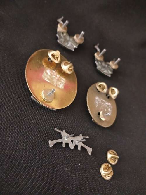 South West Africa Territorial Force (S W A T F) Badges    ( One Bid For All 5 Badges )          M22