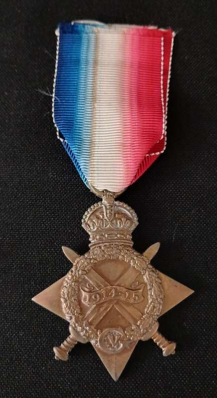 WW1 1914 - 1915 STAR Awarded To: PTE. E.H. WILLS 4TH M.R.                    M30