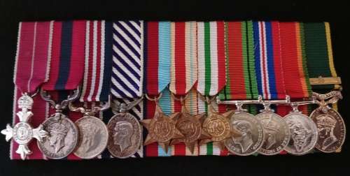 WW2 Miniature Medal Group  ( Eleven Medals See Photo`s )                 M3