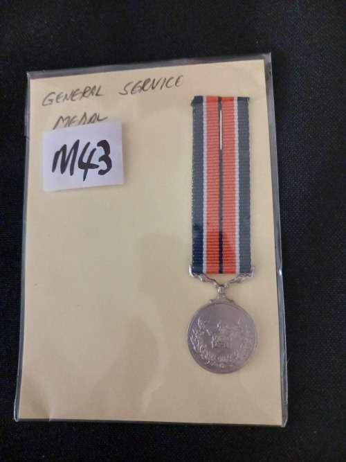 General Service Miniature Medal                            M43