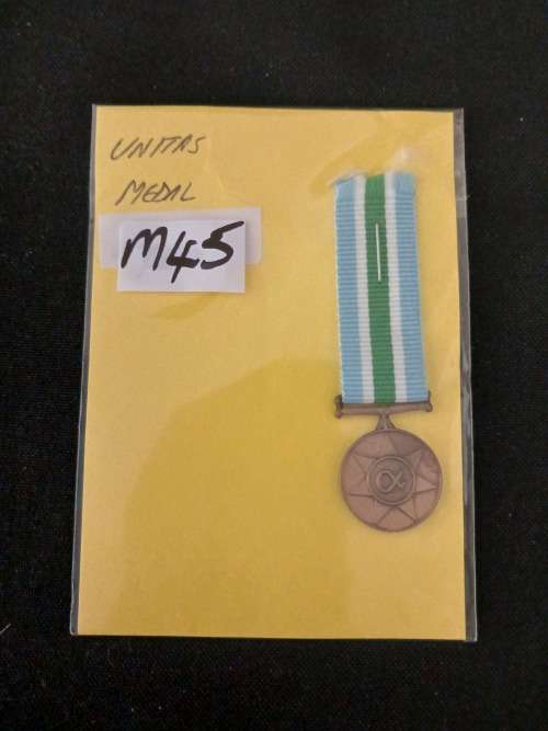 Unitas Miniature Medal                      M45
