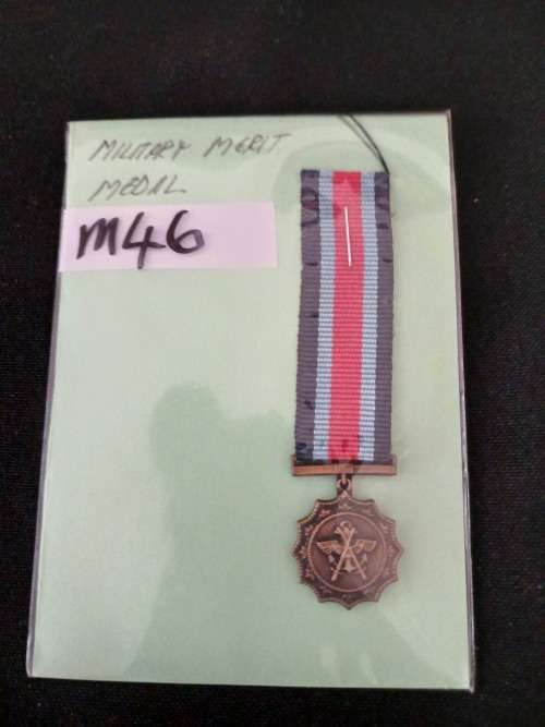 Military Merit Miniature Medal                          M46