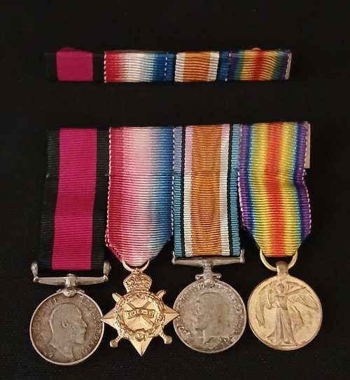 WW1 Miniature Medal Group                     M14