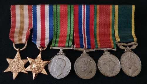 WW2 Miniature Medal Group                                     M20