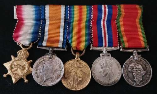 WW1 Miniature Medal Group                          M22