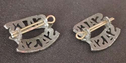 WW2 South African Corps Of Signals Shoulder Titles                 M60