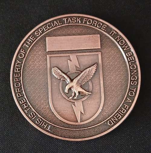 This Is The Property Of The Special Task Force It Now Belongs To A Friend   Medallion       M67