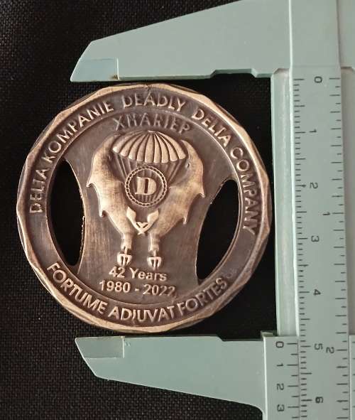 1 Parachute Battalion 60 Years / Deadly Delta Company 42 Years Medallion             O10