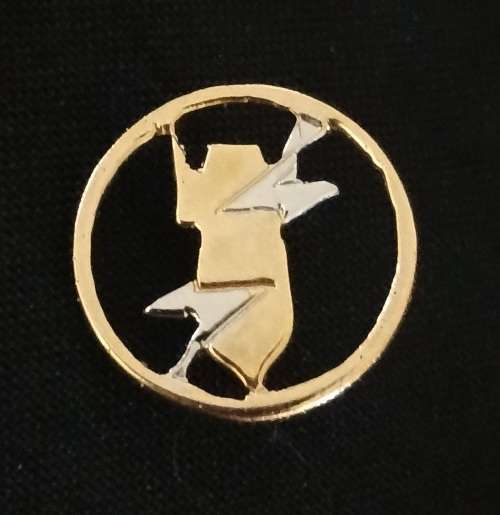 Explosive Ordinance Disposal Mess Dress Badge ( Flat Face ) Size: 22mm Diameter   Q21