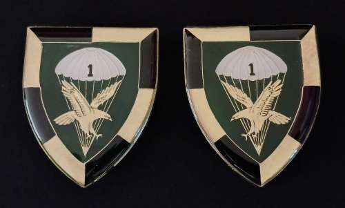 1 Parachute Battalion South Africa Airborne 2nd Type Border War Flash Set                O30