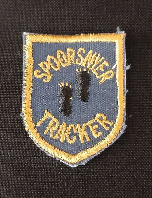 Tracker Police Issue Tracker Proficiency Badges Embroidered  ( Blue )            O43