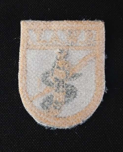 SADF - SWA POLICE - SOUTH WEST AFRICA TACTICAL (SWAT) Cloth Badge  ( Blue )       O45