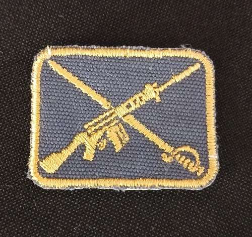 Police Instructor Cloth Breast Badge                               O58