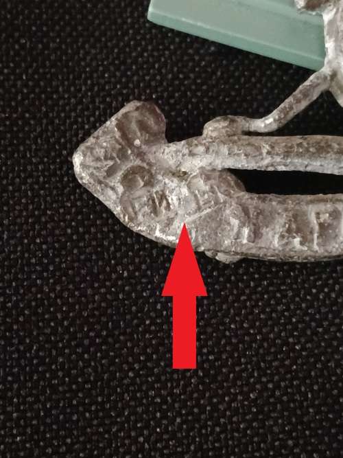 WW2 Sand Casting Artillery Badge  ( Note Only One Lug )                        O63