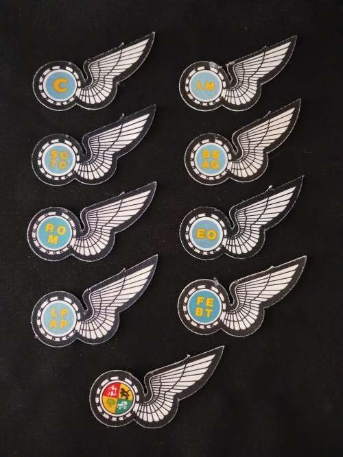 South African Air Force Wings    ( Cloth Wings )  ` `  ONE BID FOR THE LOT  ` `           O64