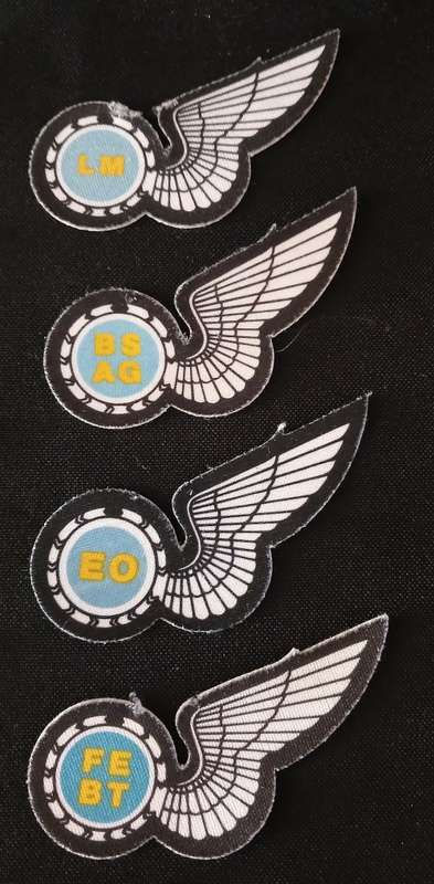 South African Air Force Wings    ( Cloth Wings )  ` `  ONE BID FOR THE LOT  ` `           O64