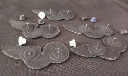 South African Air Force Wings      ( Note condition  )  All Pins Intact                 O65