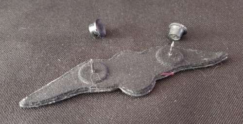 South Africa Air Force Pilots Wings Late 1980`s      ` Pins Intact `            O67