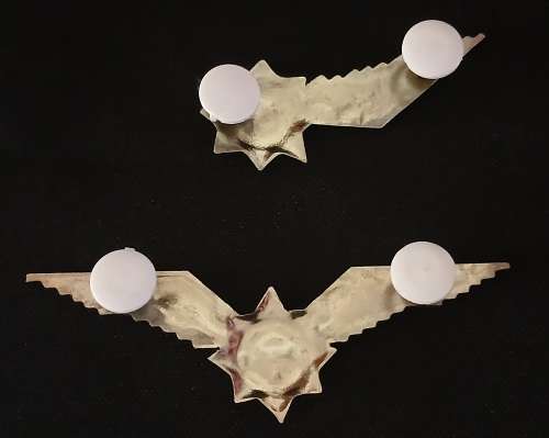 Police Air Wing ` PILOT `  WINGS + HALF WING  badge  SET                O70