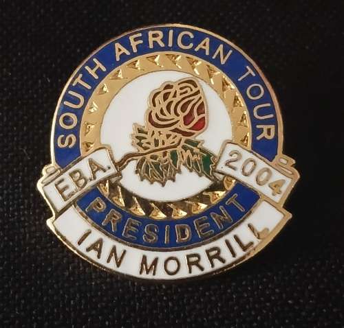 EBA 2004 South African Tour English Bowling Association Enamel Badge                087