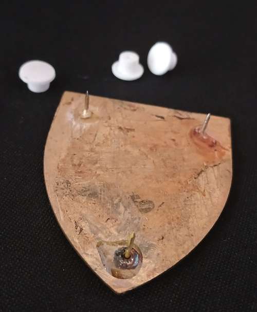 SADF KAROO COMMANDO Shoulder Flash ( Note all 3 Pins Repaired )     D20