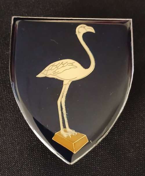 SADF OVS. GOUDVELD COMMANDO Shoulder Flash ( Note Two Pins Repaired )  `RARE`       D38