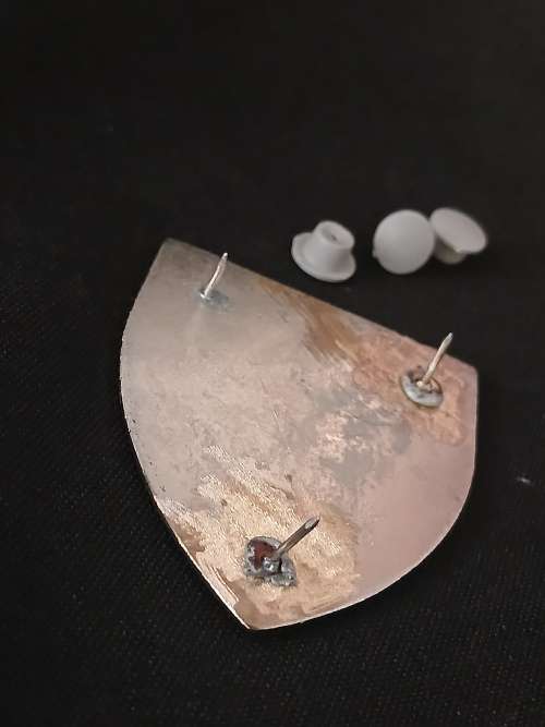 SADF OVS. GOUDVELD COMMANDO Shoulder Flash ( Note Two Pins Repaired )  `RARE`       D38