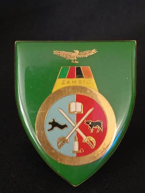 ZAMBIA COMMAND & STAFF COLLEGE DEFENCE SERVICE Shoulder Flash                   D42