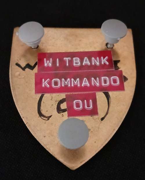 SADF WITBANK COMMANDO Shoulder Flash                   D51