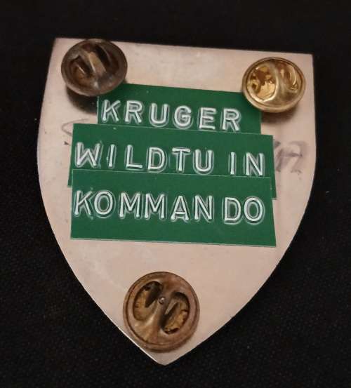 SADF KRUGER NATIONAL PARK COMMANDO Shoulder Flash                D68