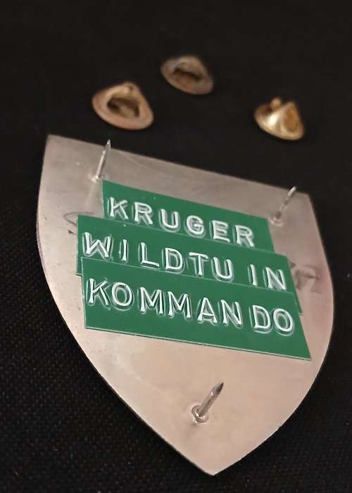 SADF KRUGER NATIONAL PARK COMMANDO Shoulder Flash                D68