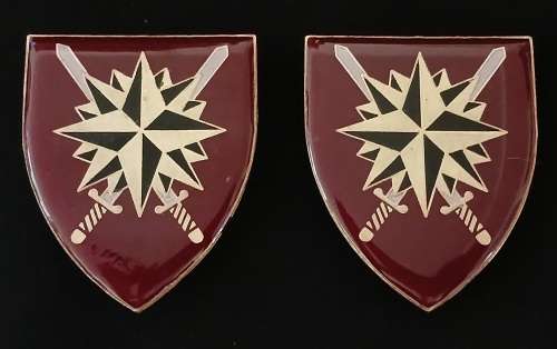 Spesiale Magte HK - Special Forces HQ Shoulder Flash Pair                             R10