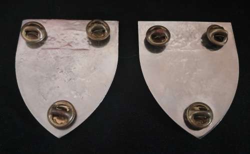 SA ARMY - SADF 7 Medical Group Battalion Shoulder Flash Pair       ` SCARCE `                R16
