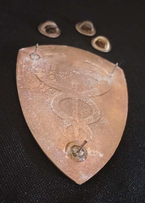 SADF -- SAMS  Military Medical Institute flash  ( Raised MMI )   ( Note One Pin Repaired )   R18