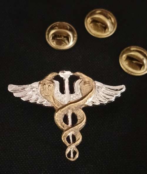 South Africa (SADF) Medical Doctor Qualification Badge Bi-Metal    F40