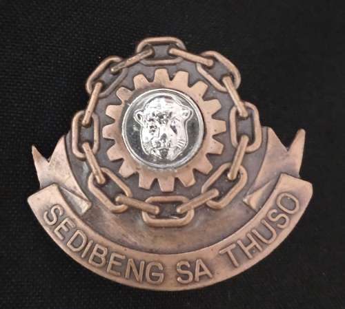 Bophuthatswana Defence Force Logistic Corps Cap Badge                M4