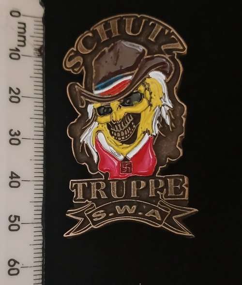 SHUTZTRUPPE GERMAN S.W.A CAP BADGE                             M12