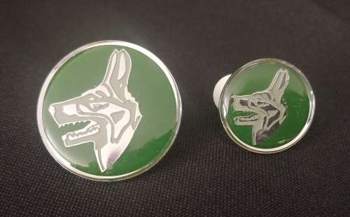 SA Army Dog Handler Proficiency Badges, Metal (from 1995) Full + Mess Dress `One Bid For Both`   F65