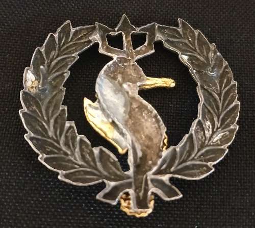 Scarce Sa Navy Independent Ships & Air Sea Rescue flotilla badge   Size: 40 x 40mm    F80