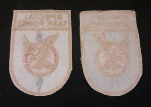 SA Police Special Task Force Unit Cloth Badge Pair                   F88