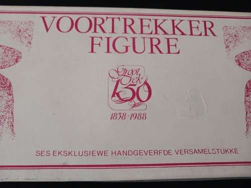 VOORTREKKER FIGURE GROOT TREK 150 1838 - 1988  Eksklusiewe Handgeverfde Versamelstukke  ` RARE `